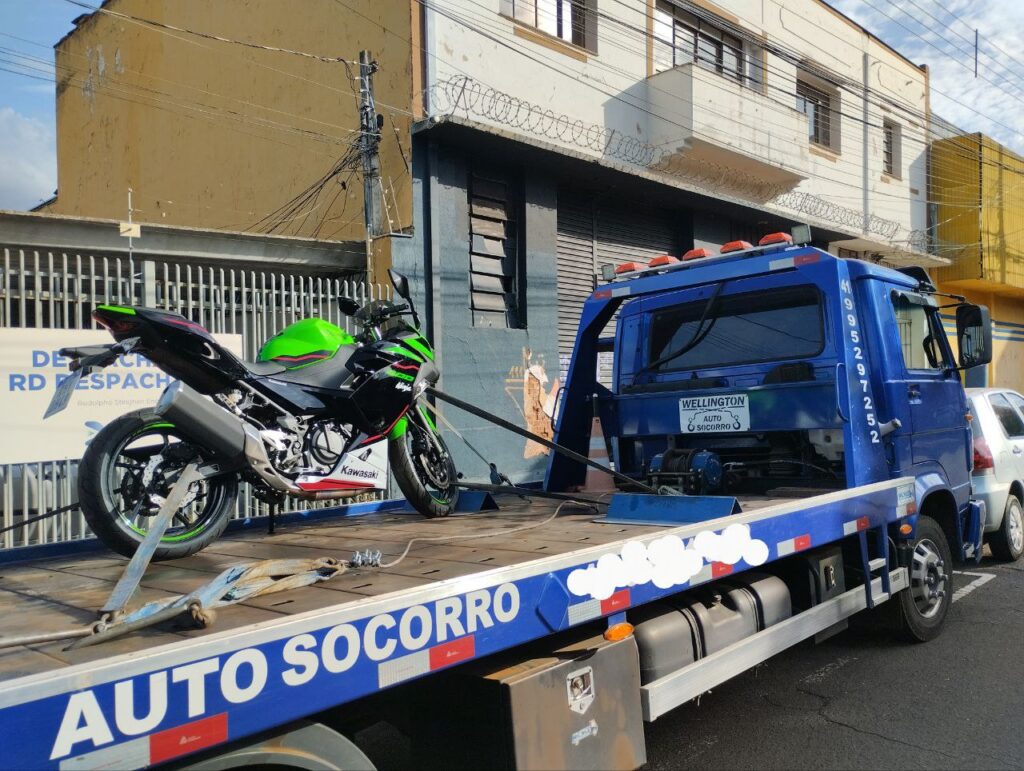 Remoção de motocicleta